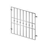 Fenstergitter Typ Charly Sicherheitsgitter Gitter Feuerverzinkt 1110x1200 mm