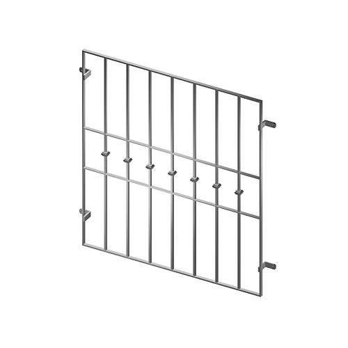 Fenstergitter Typ Charly Sicherheitsgitter Gitter Feuerverzinkt 1110x1200 mm