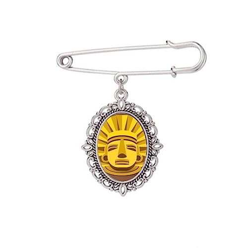 Broche pharaon Égypte taille M pour sublimer un châle ou une robe