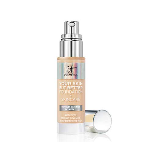 IT COSMETICS YOUR SKIN BUT BETTER FOUNDATION + SKINCARE - LIGHT WARM 21, 30ML/1 FL OZ