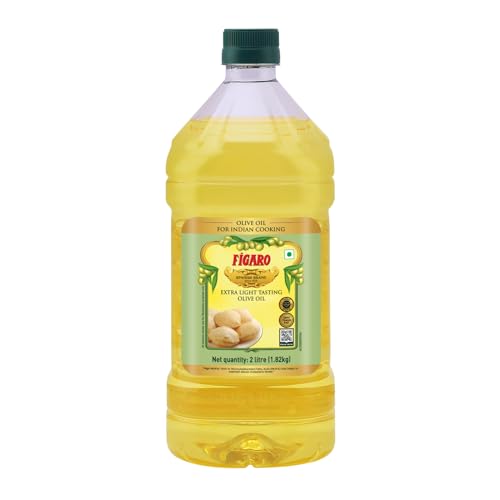 Image of Figaro Extra Light Tasting Olive Oil- Ideal for All Indian Cooking- Suitable for Deep Frying- Imported from Spain- 2L