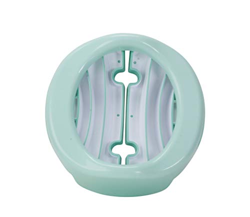 POTETTE PLUS Reise-Töpfchen/Toilettensitzverkleinerer 2-in-1 – Hellgrün/Weiß