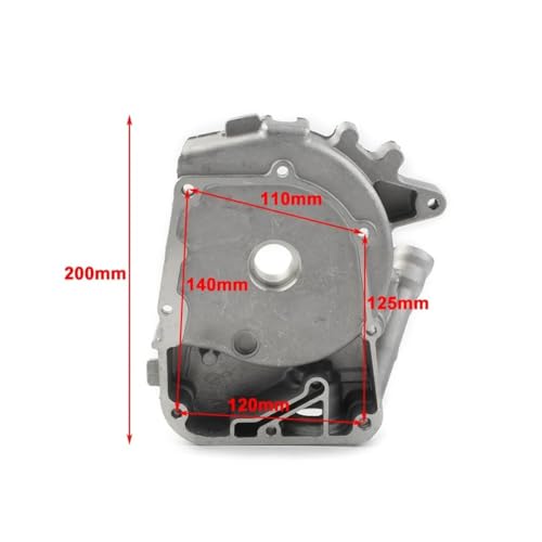 Protector estator para GY6 50cc 80cc cubierta de carter plateada universal para ciclomotor 6