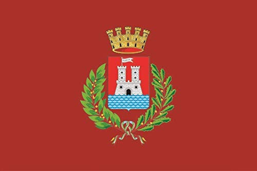 Adesivo per auto bandiera Livorno 8 x 5 cm