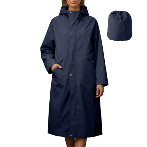 Chaqueta de senderismo para mujer impermeable y ligera para otoño
