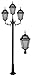 DABMAR LIGHTING INC GM2307-B-FROST Fixture,Post,2307,B,Frsted Glass,3