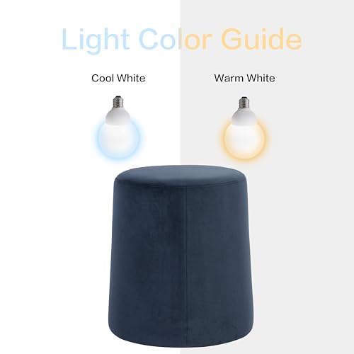 Image of HomePop 17 inch Organic Shape Ottoman - Blue Velvet