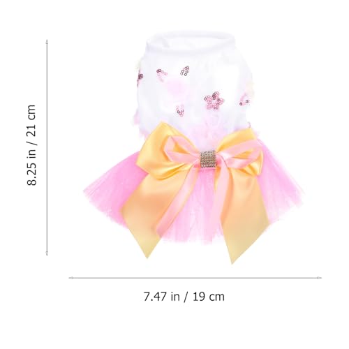 Robe pour chien en lot de 5 pièces Angoily avec décorations d'été chic - 5