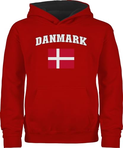 Shirtracer Pullover Kinder Hoodie Jungen Mädchen - Fußball EM...