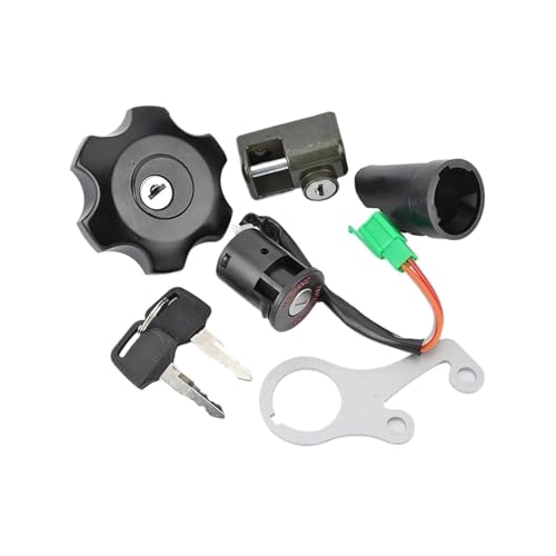 Kit de cerradura de asiento e interruptor de encendido para Suzuki con tapa de combustible 2