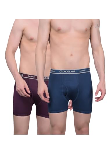 Image of Dollar Lehar Mens Combed Cotton Trunk - Actual Colour May Vary
