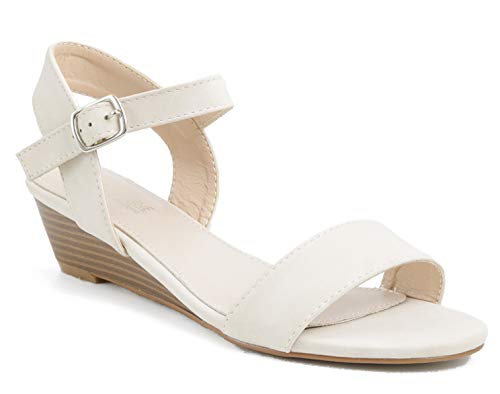 Catherine Catherine Malandrino Roffe Stacked Heel Wedge Sandal, 8 US