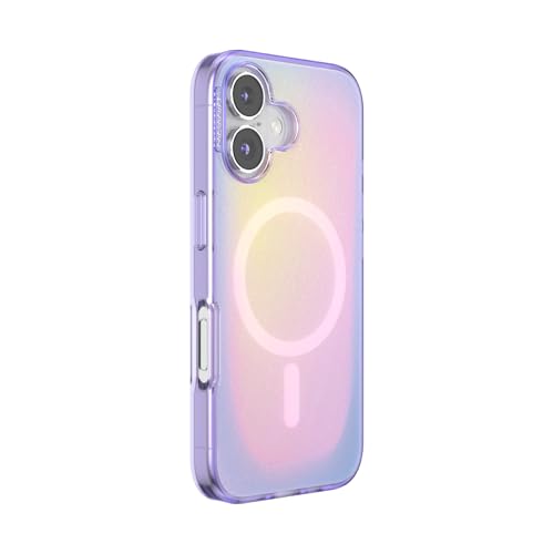 Image of POPSOCKETS iPhone 16 Case Compatible with MagSafe, Phone Case for iPhone 16, Wireless Charging Compatible, Case Only - Aura