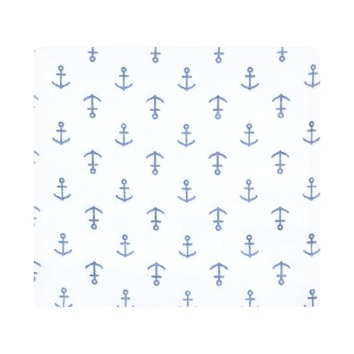 Image of Hudson Baby Unisex Baby Cotton Flannel Receiving Blankets 7-Pack Bundle, Cute Whales, One Size
