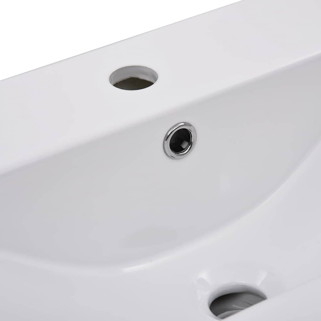 Genérico Lavabo encastrado de cerámica 61x39,5x18,5 cm,Bricolaje,Fontanería,Piezas para fontanería,Lavabos y fregaderos,Lavabos,145061