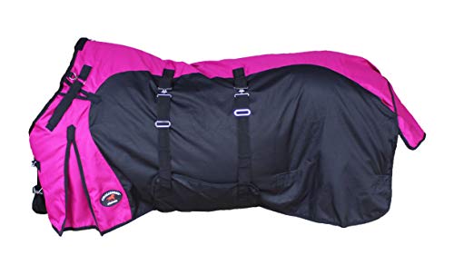 76' 1200D Horse Turnout Waterproof Heavy Weight Winter Blanket 5EE20PK