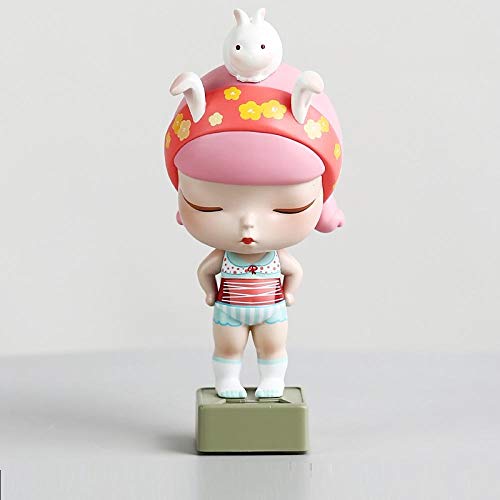Statue fille de conte de fées sculpture PVC ornement bureau petit objet décoration maison voiture