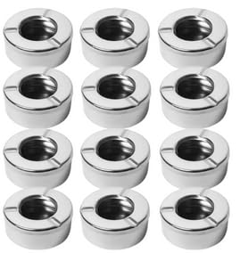 Dynore Stainless Steel Set of 12 Lid Ash Tray