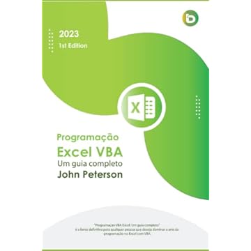 Capa do livro Programação VBA Excel: Um guia completo