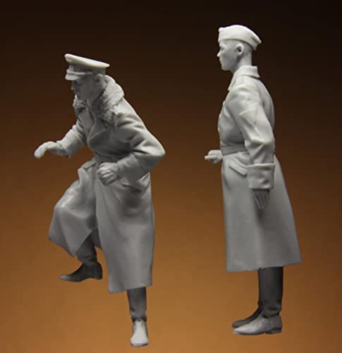 Kit de modelo figura de resina 1:35 general alemán sin armar miniatura 4