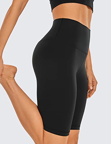 CRZ YOGA Womens Butterluxe Biker Shorts 10'' - High Waisted Workout Volleyball Yoga Spandex Buttery Soft4