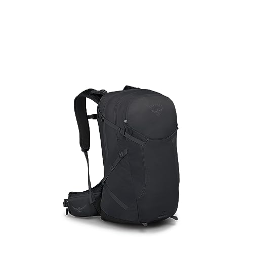 Osprey Sportlite 25L Lightweight Hiking Backpack for Men and Women, Dark Charcoal Grey, M/L