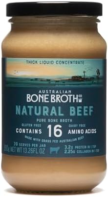 Natural Beef Bone Broth Concentrate โ 390g โ Made in Australia from Australian Beef Bones
