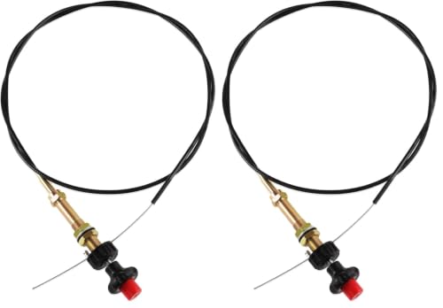 Image of VCGTX10 /55204 10FT Heavy Duty Vernier Locking Throttle Cable /Adjustable Locking Control Cable (Pack of 2)