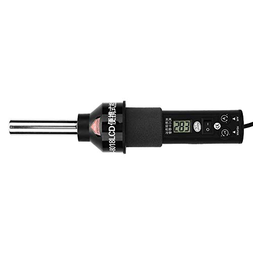 Pistola de Aire Caliente Electrónica 220V 450W Estación de Soldadura Portátil Herramienta de Desoldar con Pantalla LCD Ajustable