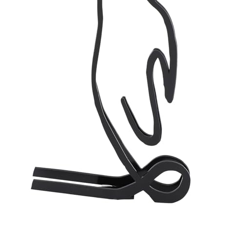 Yosoo YOSOOPFO1MRVX3Z-13 Lines Character Sculpture, Geometric Athlete Metal Art Decor For Home, Desktop  thumb #8