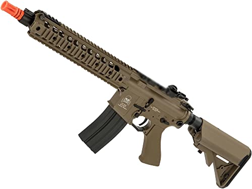 Evike Airsoft - CYMA Sport SR16 E3 Metal Li-Po Ready High Performance Competition AEG Airsoft (Color: Tan/Short)