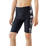 [リンネ] キッズ スクール水着 男の子 学校用 プール ブラック/フォレストブラック 150