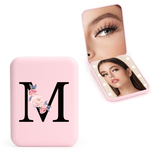 【1X/3X Specchio d'ingrandimento】Il nostro specchio personalizzato offre 1X per il trucco completo e 3X per la cura dettagliata. Perfetto per viaggi o ritocchi rapidi, ti assicura di vedere ogni dettaglio chiaramente.