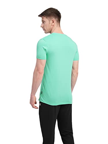 Image of Jack & Jones Men Cotton Round Neck Slim Fit Casual T-Shirt