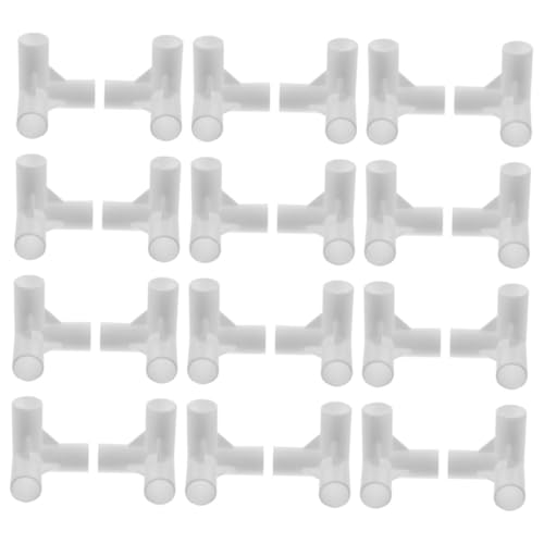 Connecteurs plastique pour tente de jardin robustes | 36 raccords angle droit pour réparer l'auvent