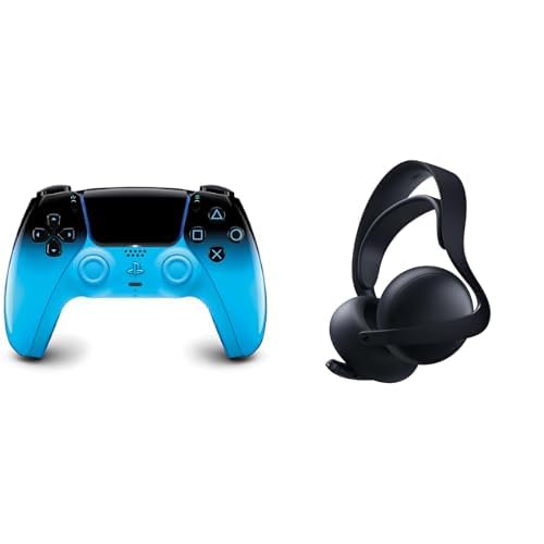 Playstation Sony Manette PS5 DualSense Sans Fil Retour Haptique Gâchettes Adaptatives Micro Batterie Rechargeable PS5/PC Collection HYPERPOP Rhythm Blue Sony Casque-Micro Pulse