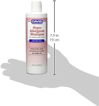 Davis Hypoallergenic Pet Shampoo, 12 oz (HS12)