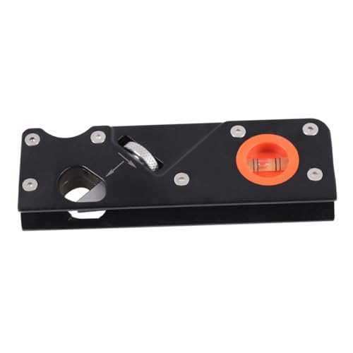 NUOBESTY cepillo de recorte plano de chaflán cepillado plano de esquina herramienta de mano de corte de carpintero herramienta para aplanar esquinas aleación de aluminio Negro