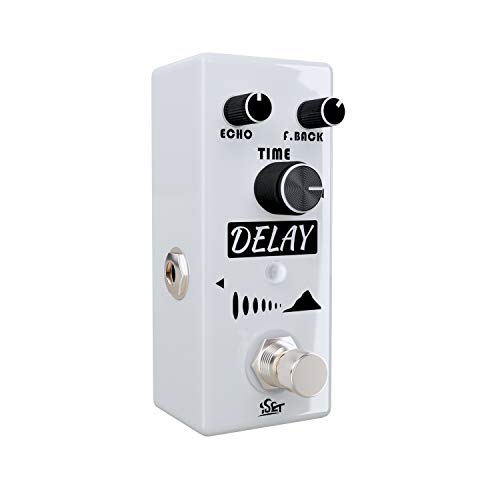 Iset Guitar Compress Pedal Mini Pedal Tuner Single Guitar Effect Pedal For Electric Guitar Bass True Bypass (Mountain Delay) #TOP3