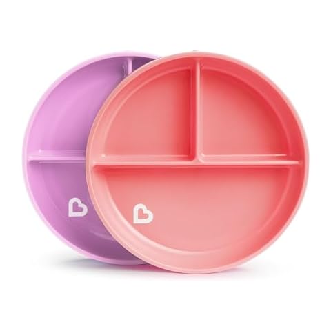 Munchkin Stay Put Divided Plates Set Cover