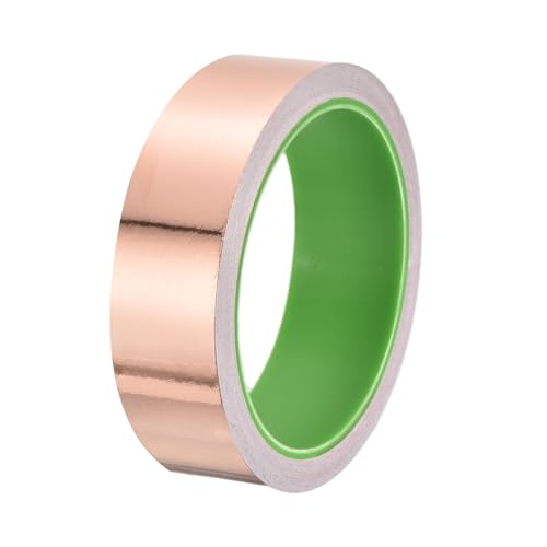 Image of PATIKIL Copper Foil Tape 1.18 Inch x 33 Feet 0.05mm Thick Double Sided Conductive Adhesive EMI Shielding for Electronics, Circuits, Grounding