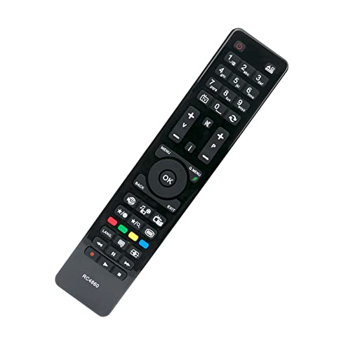 RC4845 RC4860 Replacement Remote Control -VINABTY-Fit for Hitachi TV 24HXJ15U 32HXC01 19HXD05UA 22HXJ06UA 50HXC46 40HXT16UB 19HXD05U 32HXT16UA 40HXC46 40HXT16U 22HXJ06U - Image 2