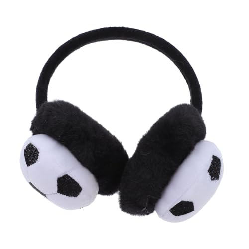 Gatuida Plush Football Earmuffs for Toddlers Warm Ear Covers Winter Ear Warmers