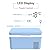 Megiu Dual Zone Car Fridge Portable 12 Volt Refrigerator 25 Quart 12V Freezer Compressor Cooler 12V/24V DC 110?240 Volt AC for Truck Van RV Camper SUV and Home Use -18?~+15? (Single Control Function)