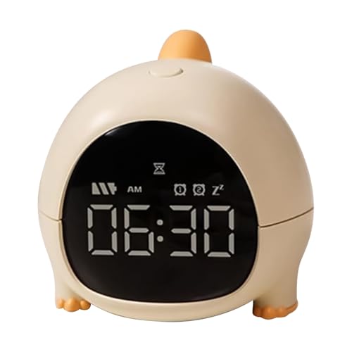 Reloj de dinosaurio, despertador de dinosaurio | Reloj despertador de escritorio para niños - Reloj digital creativo con pantalla LED, lindo reloj nocturno de dinosaurio para habitación infantil