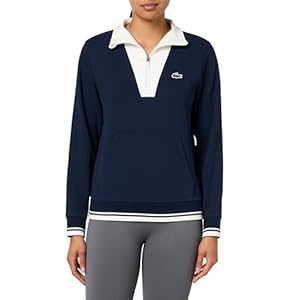 Lacoste Women’s Heritage Quarter Zip Sweatshirt