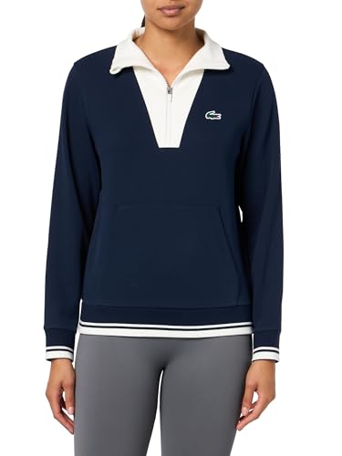 Lacoste Women's Heritage Quarter Zip Sweatshirt