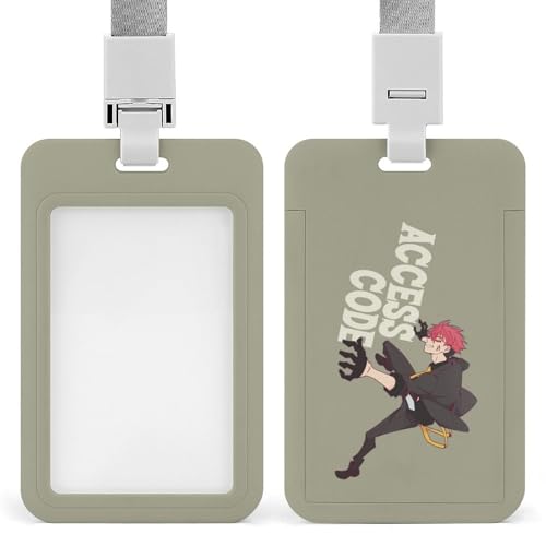 名札ケース ネームホルダー IDカードホルダー グリッドマンユニバース 名刺ホルダー 縦型 首掛け IDカードケース パスケース 学生証 軽量 薄型 おしゃれ