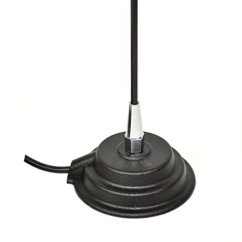 Antena CB PNI Extra 40 con base magnética negra y SWR 1.0 3