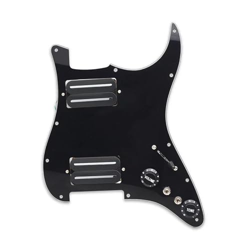 Pickguard guitare électrique précâblé avec bobine HH séparée anti parasite